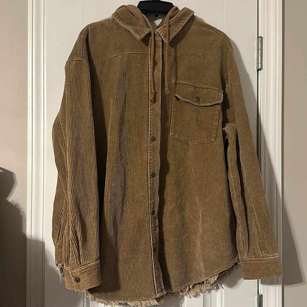 Gilded Intent corduroy shacket/jacket